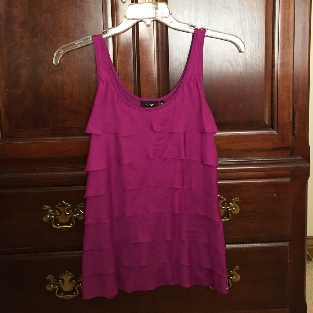 Apt. 9 Ruffle Front Tank