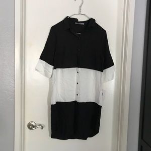 JustFab Button Down Dress