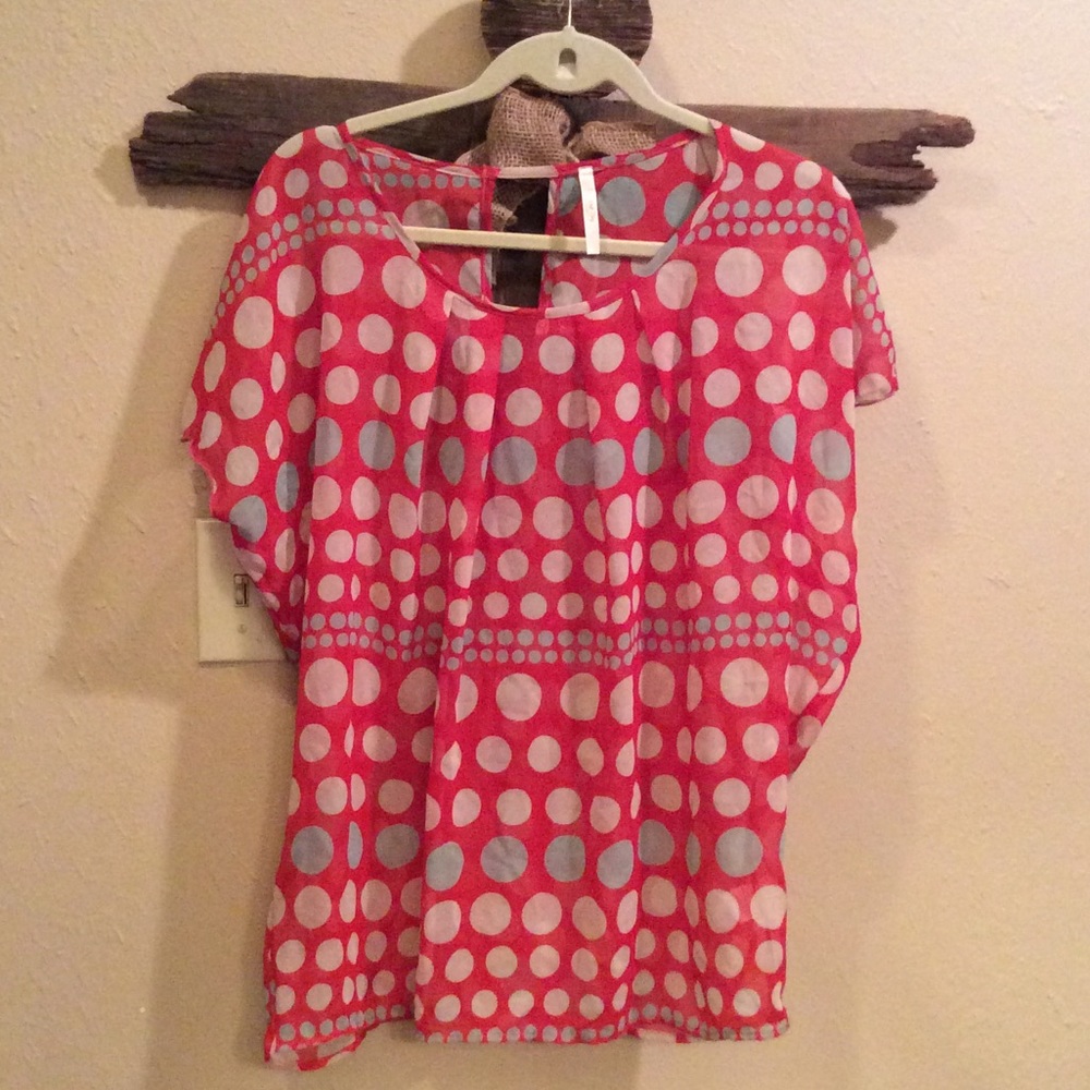 October Sky Sheer Top