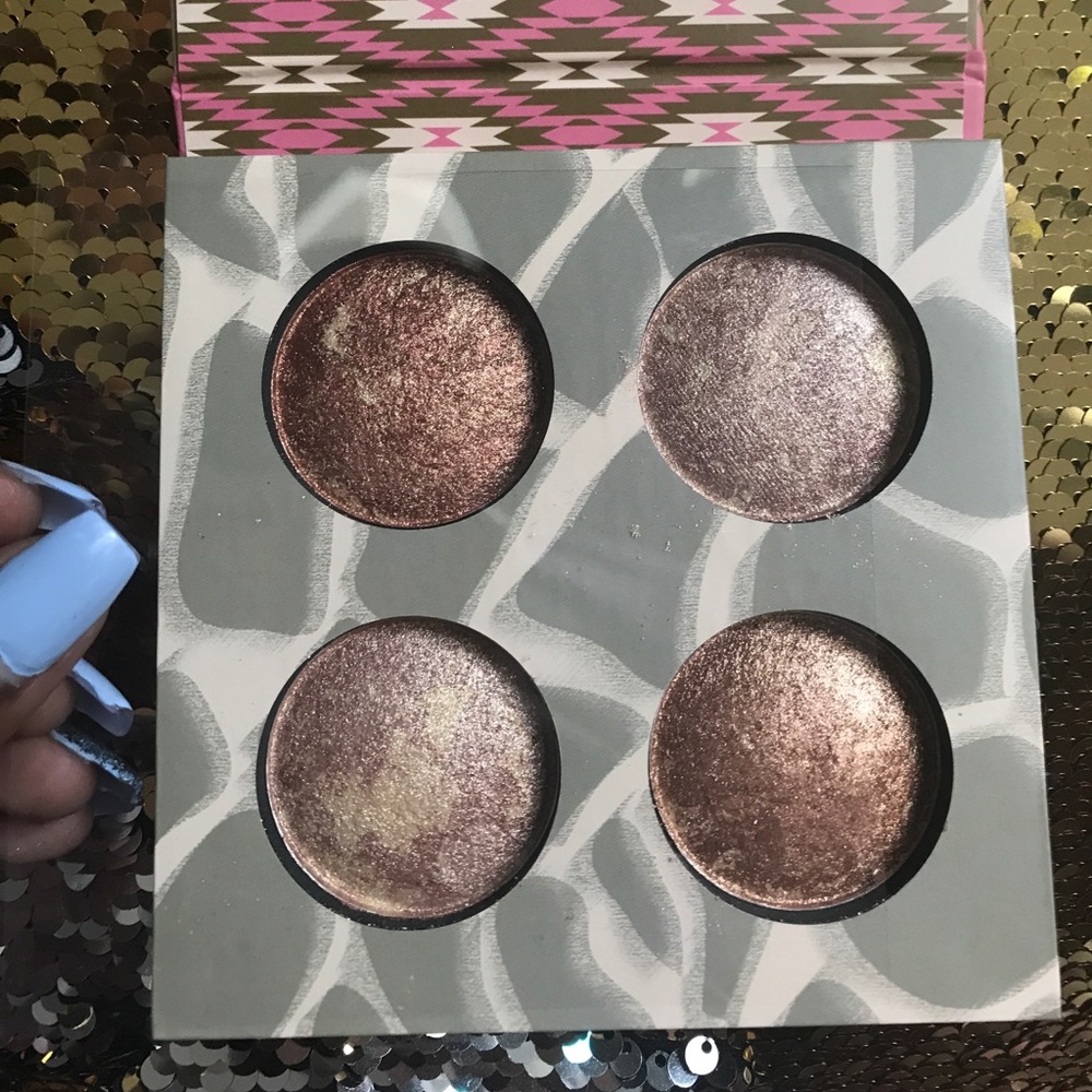 Wild and radiant illuminating and bronzing palette