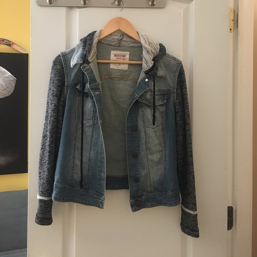 Denim jacket sweater