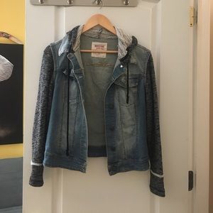 Denim jacket sweater