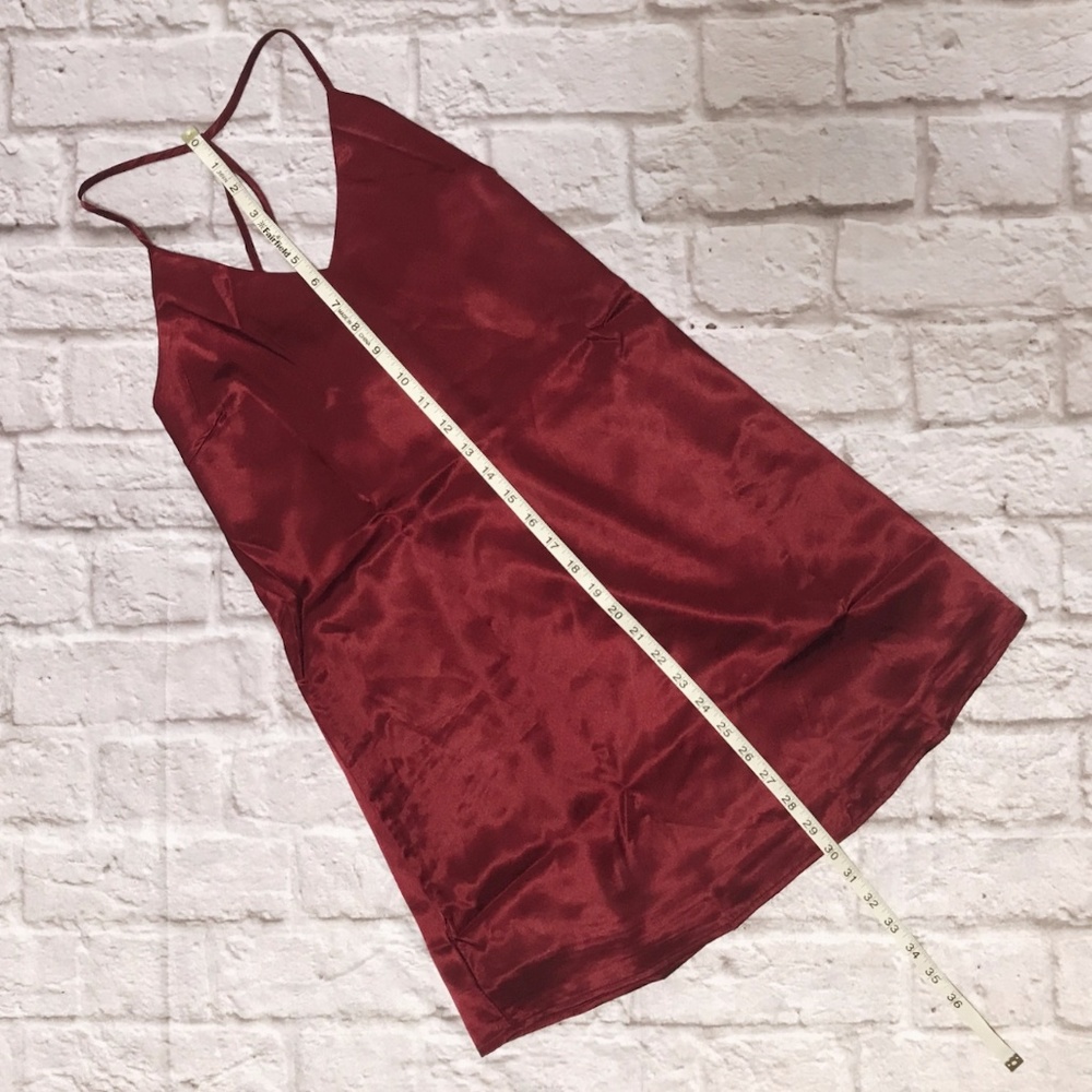 Red Satin Dress - Picture 4 of 4