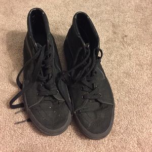 Vans black high top size 7.5 in women’s