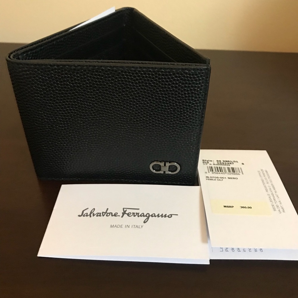 Salvatore Ferragamo Ten Forty One Trifold Wallet.