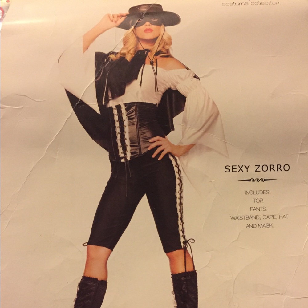 Sexy zorro costume