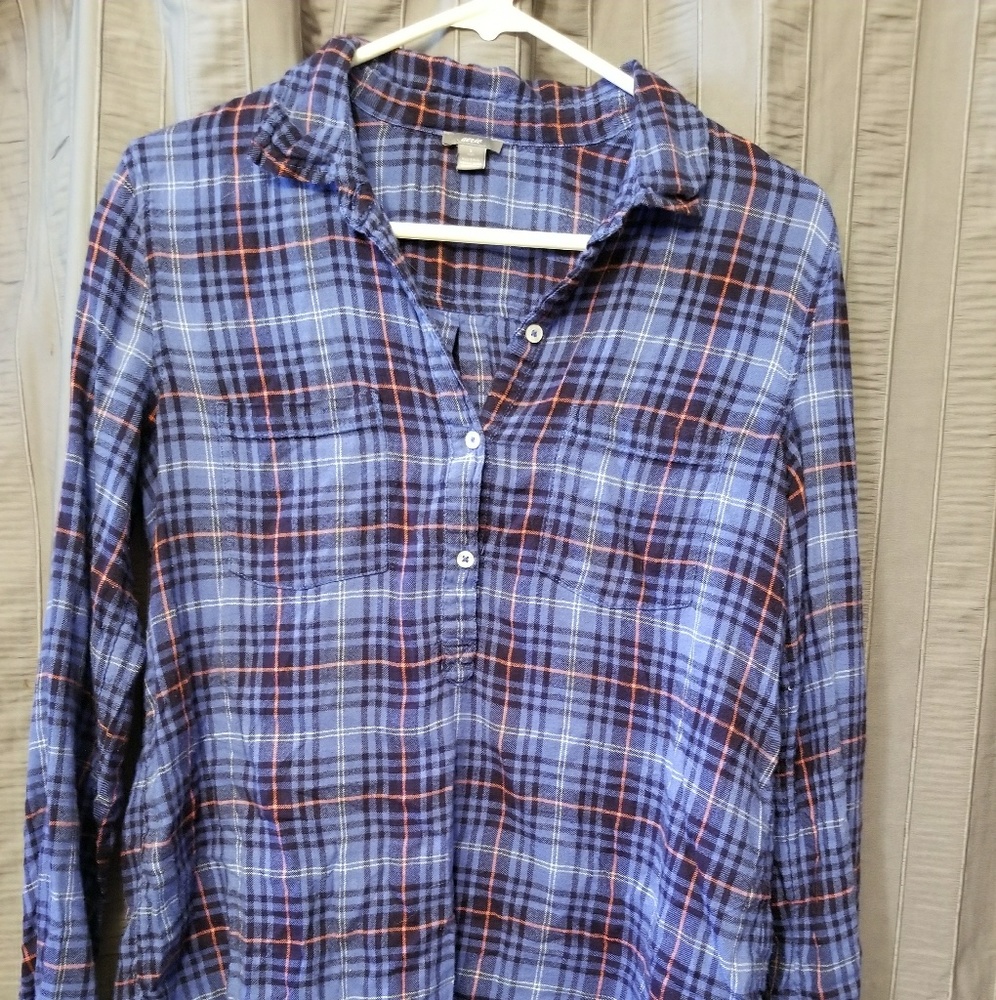 Aerie Flannel Top