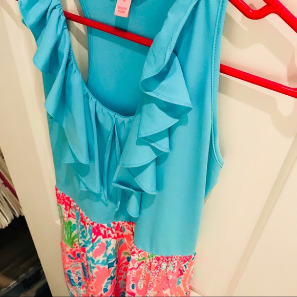 Lilly Pulitzer Danita Dress Let’s Cha Cha - Picture 2 of 4