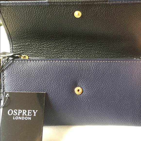 NWT Osprey London Navy and Black Wallet - Picture 4 of 6