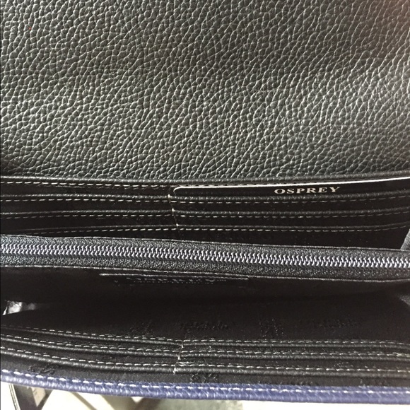 NWT Osprey London Navy and Black Wallet - Picture 5 of 6