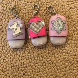 Bath and Body Works hand sanitizer holders