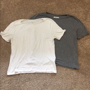 White and gray T-shirt bundle