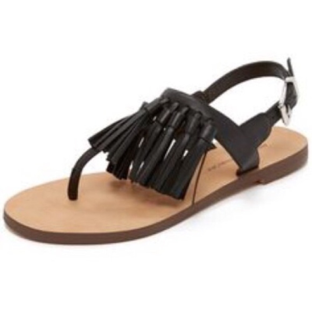 Rebbe can Minkoff fringe sandals