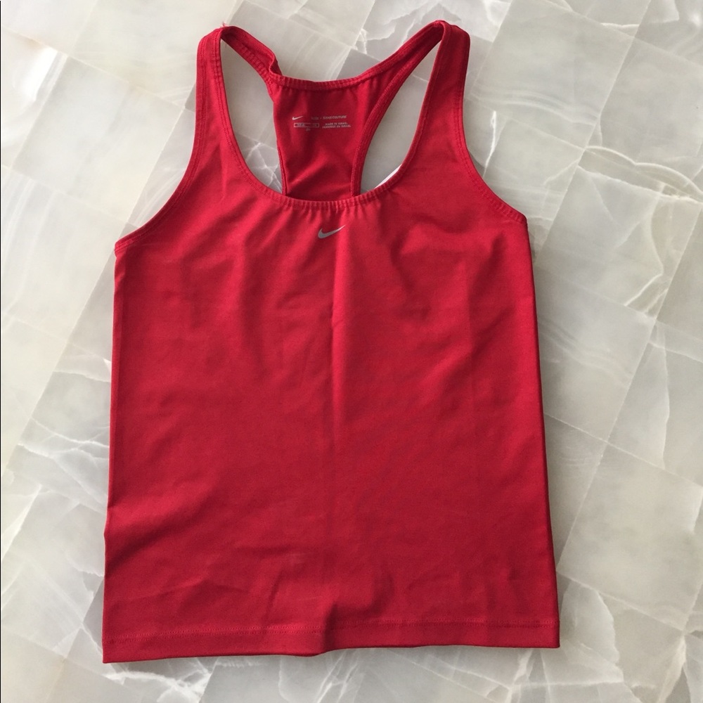 Nike red top