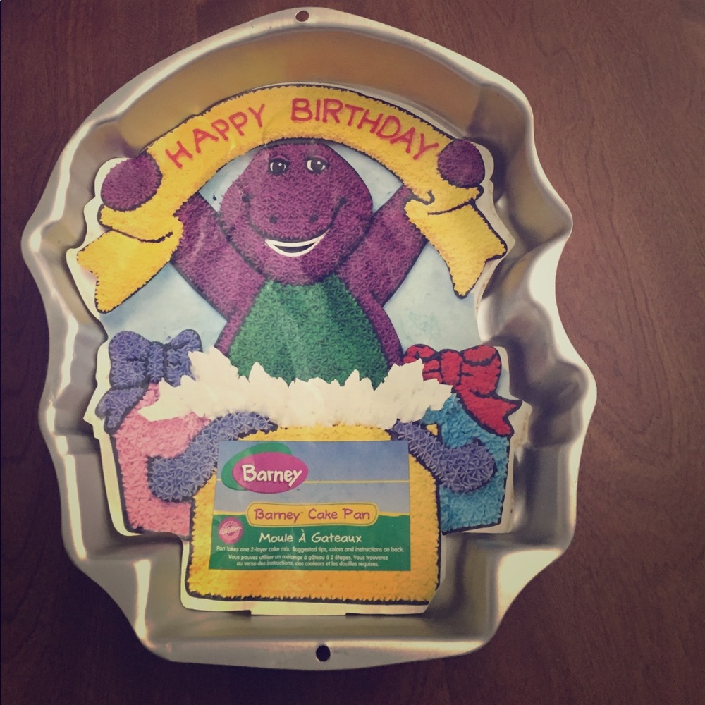 Happy Birthday Barney Cake Pan