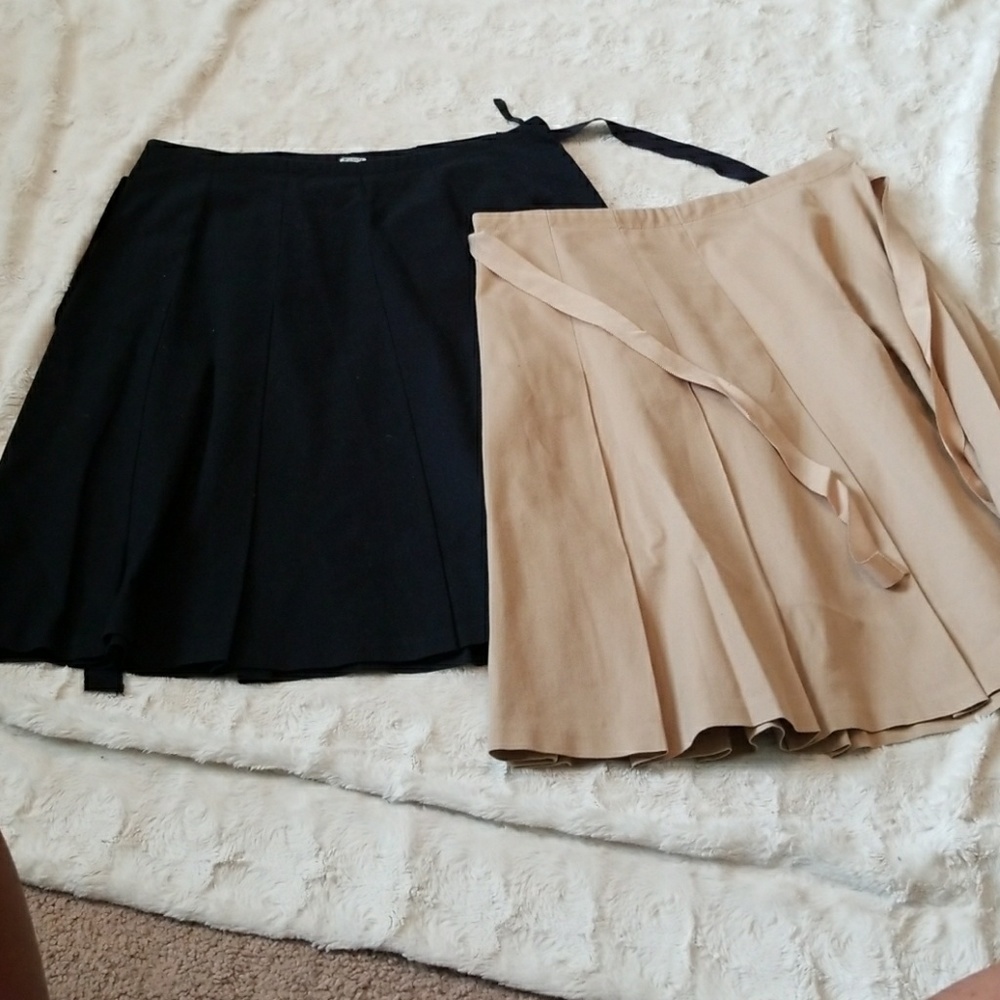 Gap pleated skirts.