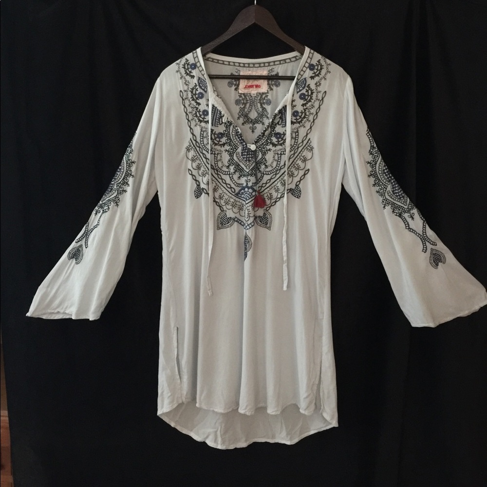 JOHNNY WAS TUNIC DRESS XS