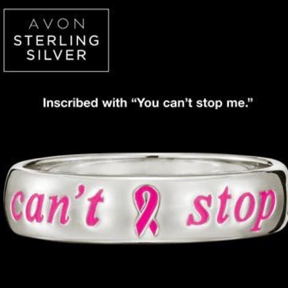 Breast Cancer Sterling Silver Ring - Picture 3 of 3