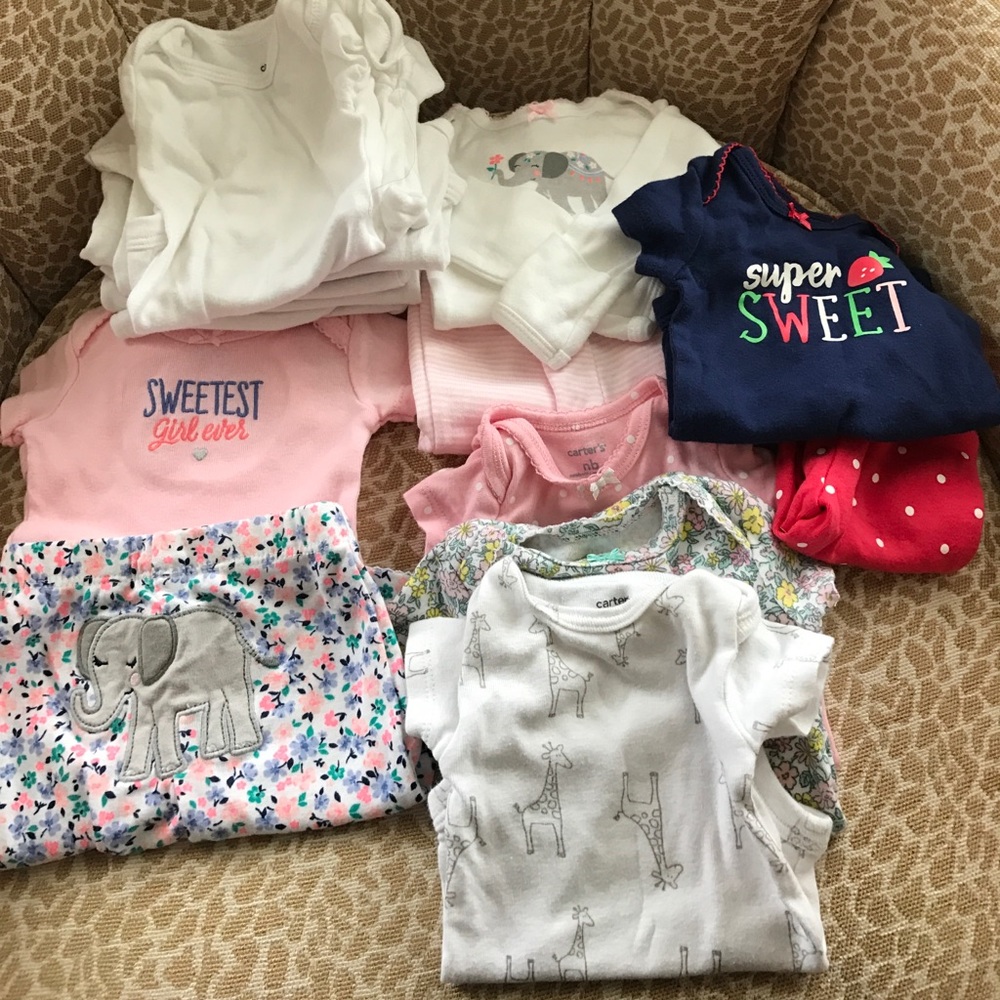 Newborn baby girl lot