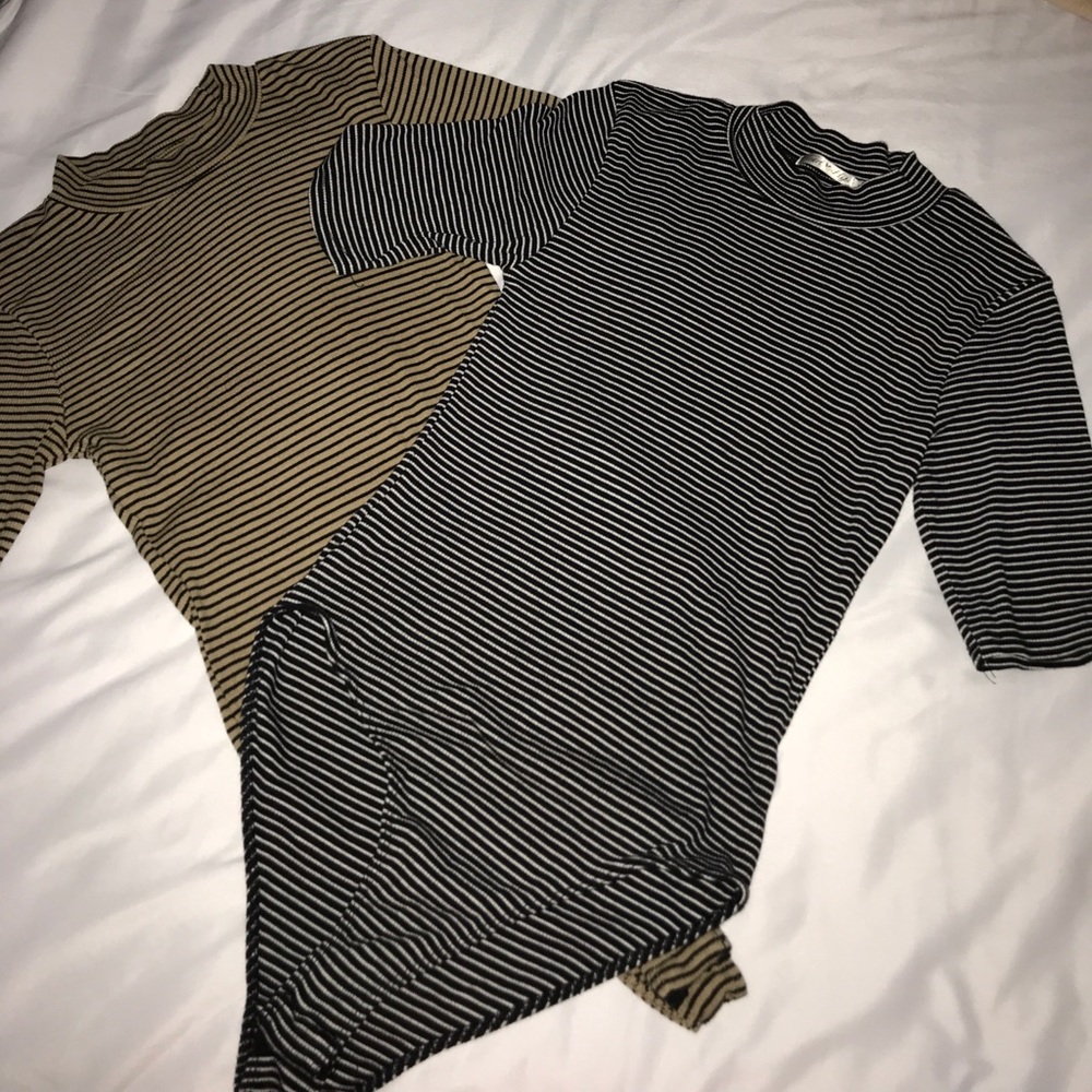 Striped body suit bundle❗️❗️❗️