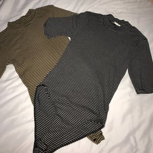 Striped body suit bundle❗️❗️❗️