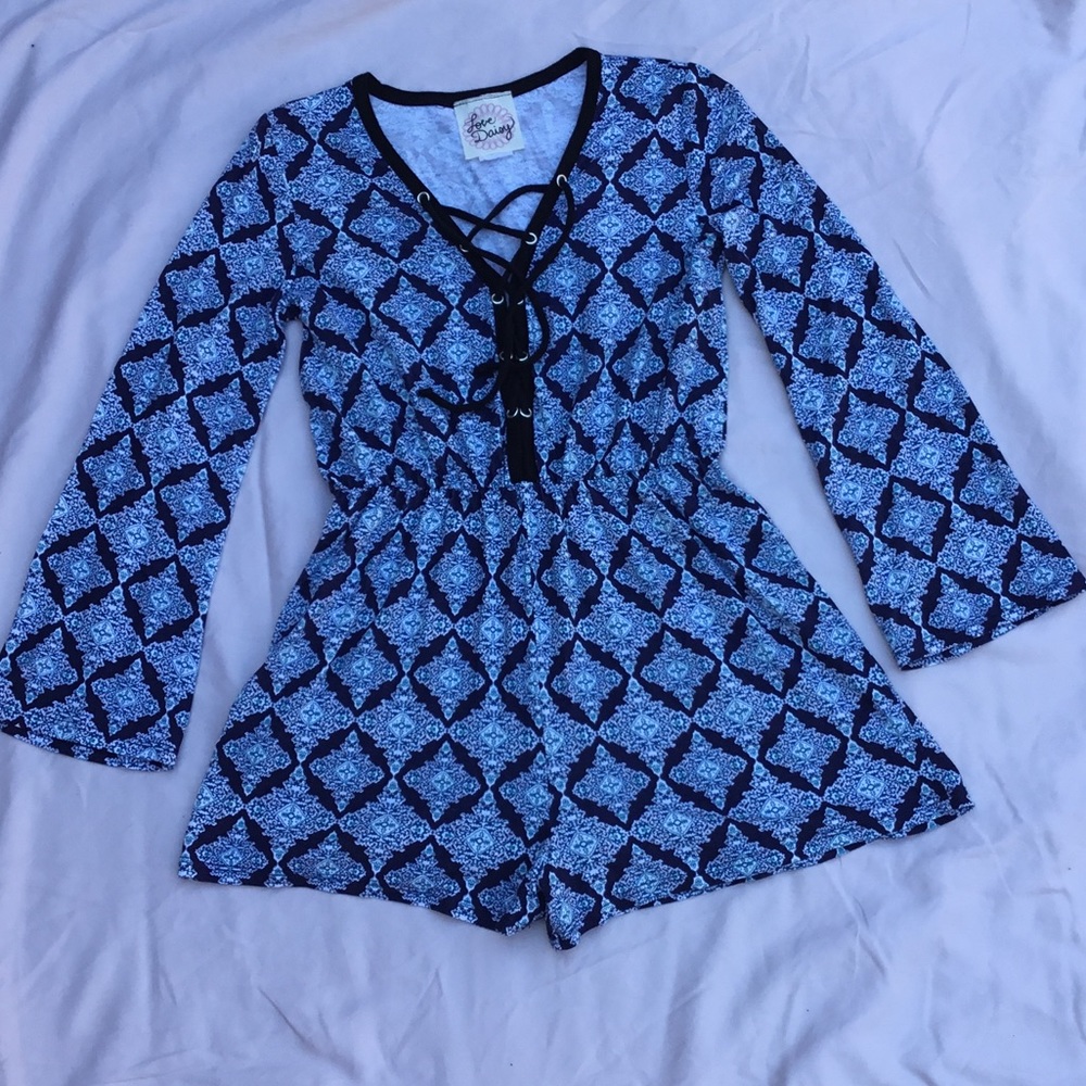 Adorable boutique long sleeved romper