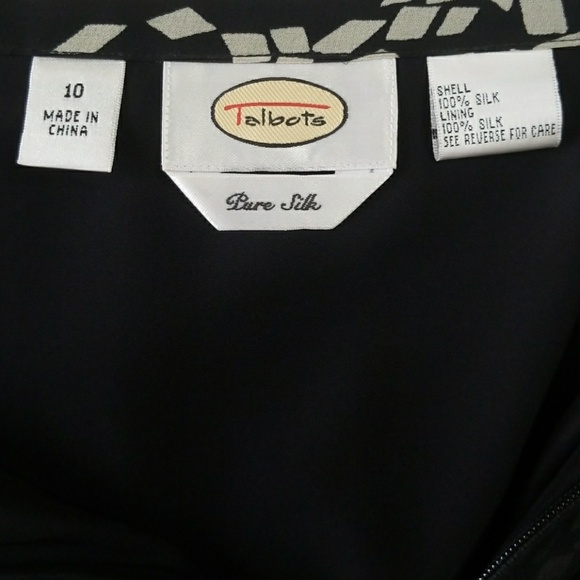 Talbots Pure Silk Skirt Size 10 - Picture 7 of 7