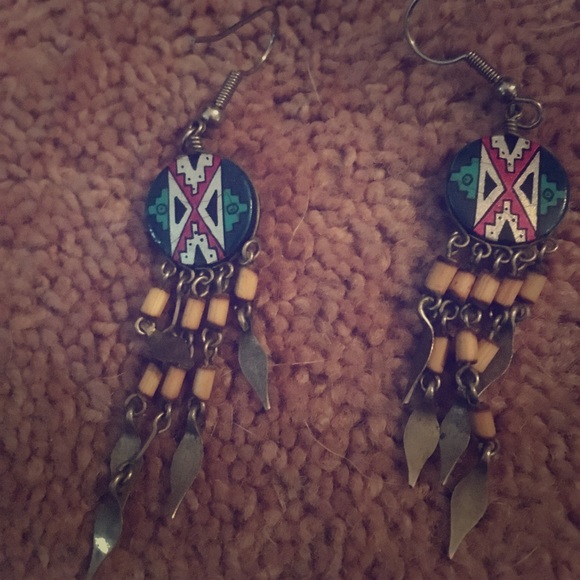Small south west style earrings - Picture 1 of 1