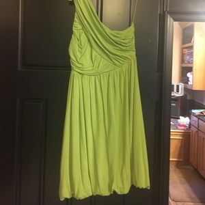 One shoulder dress