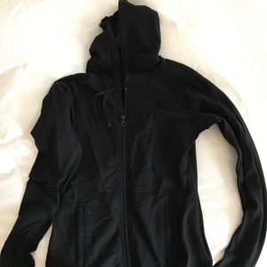 Lululemon black stretch zip up hoodie