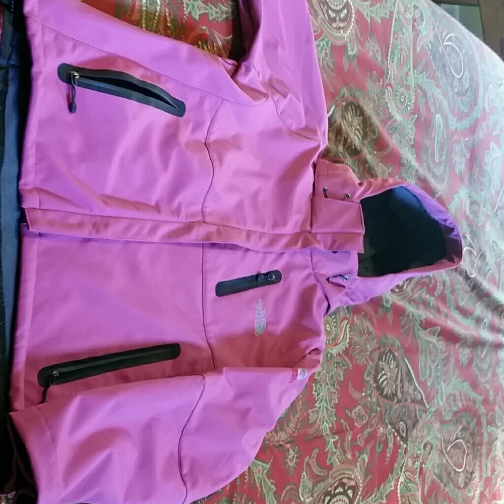 EUC The North Face Pink Summit Series Zip Jacket