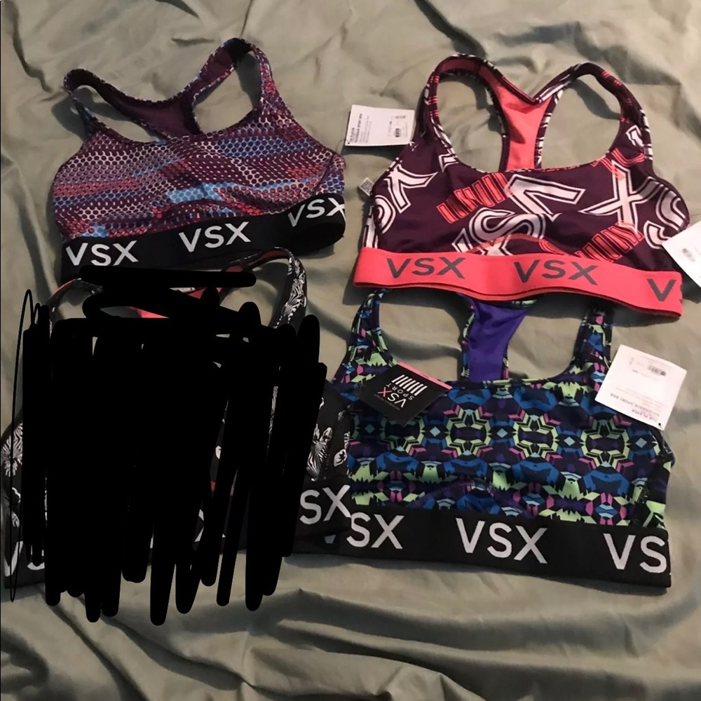 4 nwt Victoria secret sports bras small