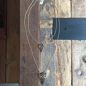 Banana Republic Long Double Strand Necklace