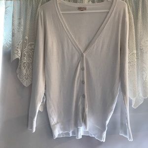 Merona White Sweater Size M