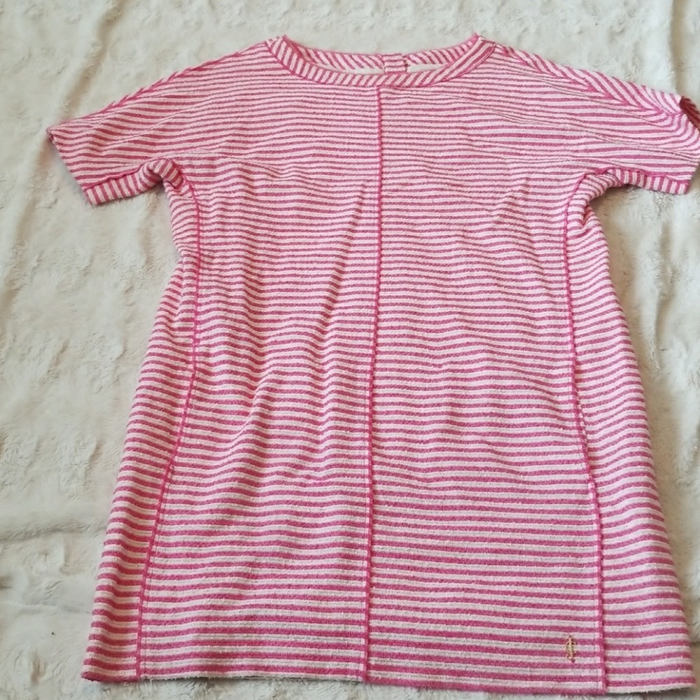 Juicy Couture pink and white dress