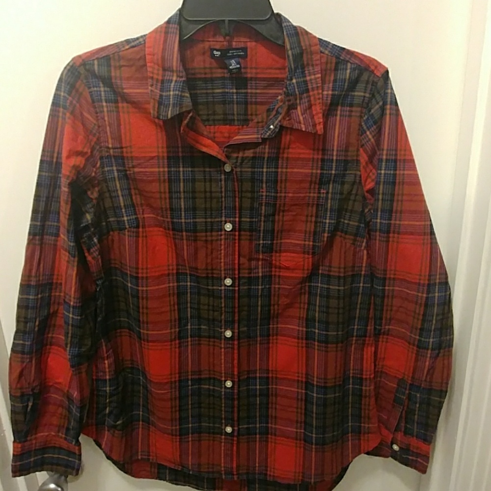 Plaid button up