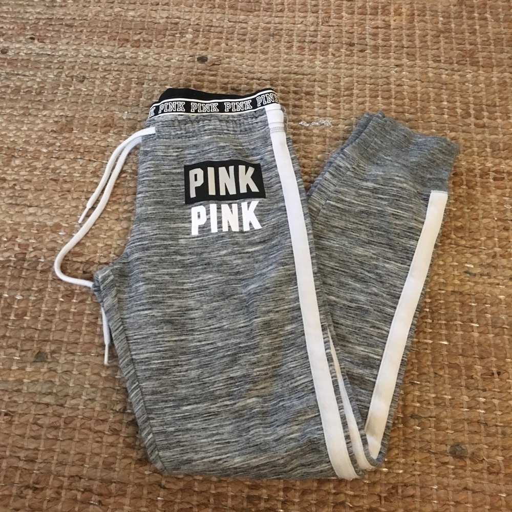 PINK Gray Sweatpants