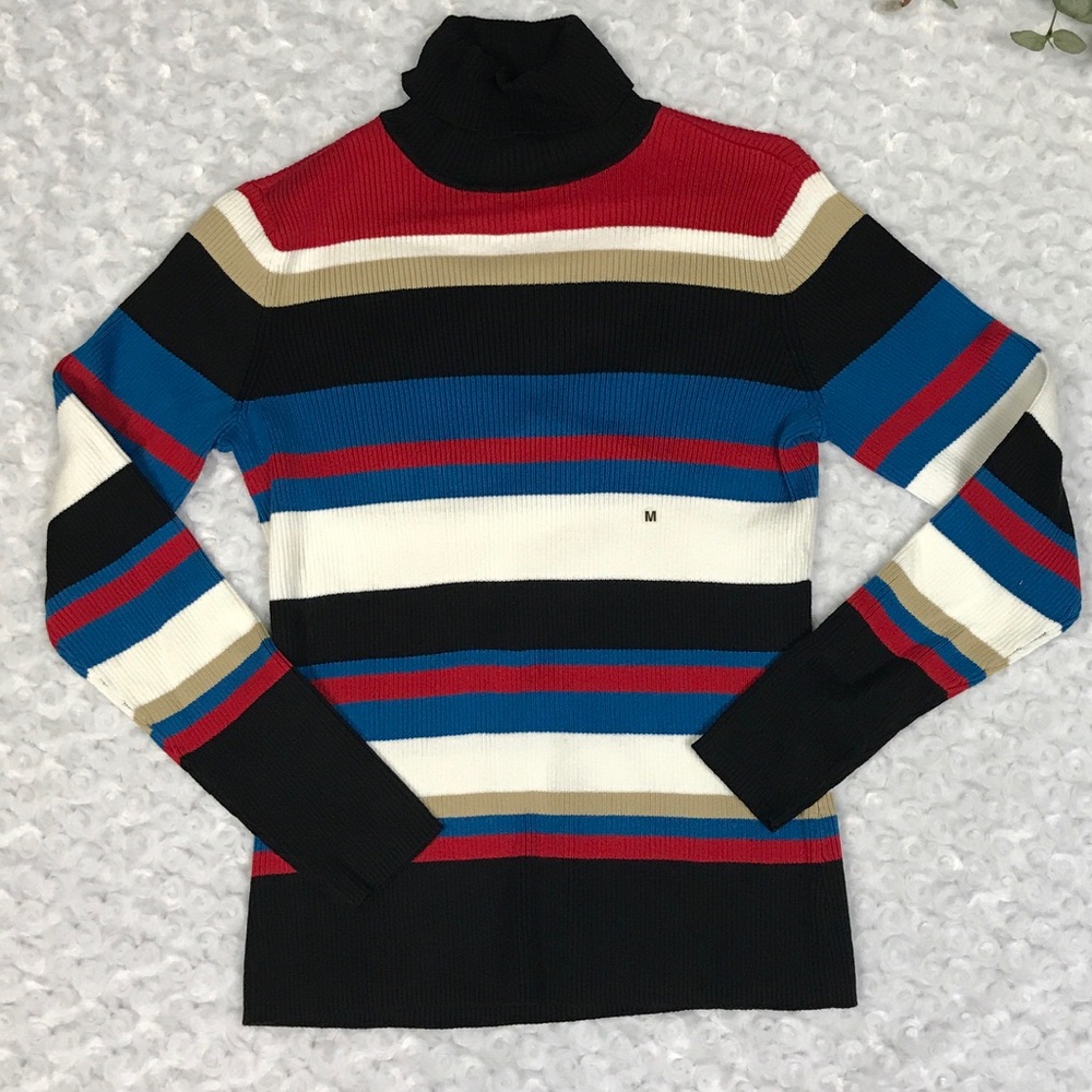 Casual Corner Ribbed Turtleneck 90s NWT sz Med