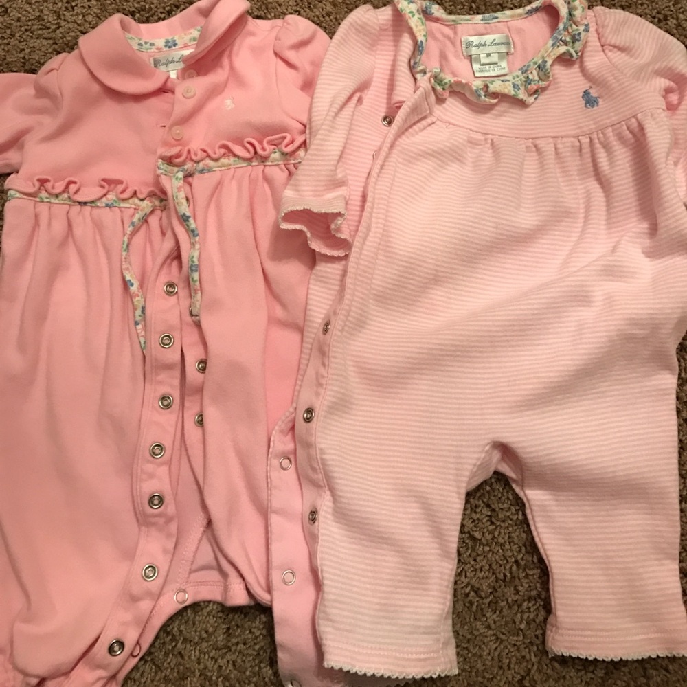 Ralph Lauren layette baby 2 outfits