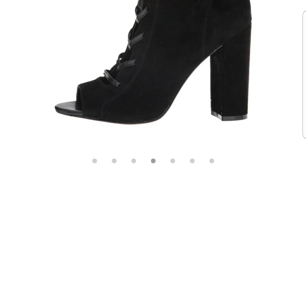 Sam Edelman Yvie Ankle Lace up Bootie Black boots - Picture 4 of 8