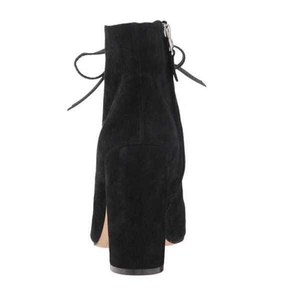 Sam Edelman Yvie Ankle Lace up Bootie Black boots - Picture 2 of 8