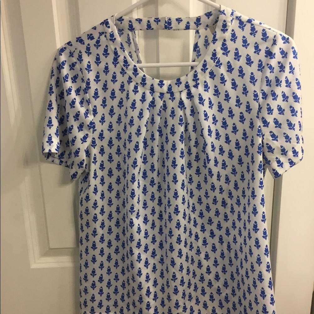 J. Crew top with open back