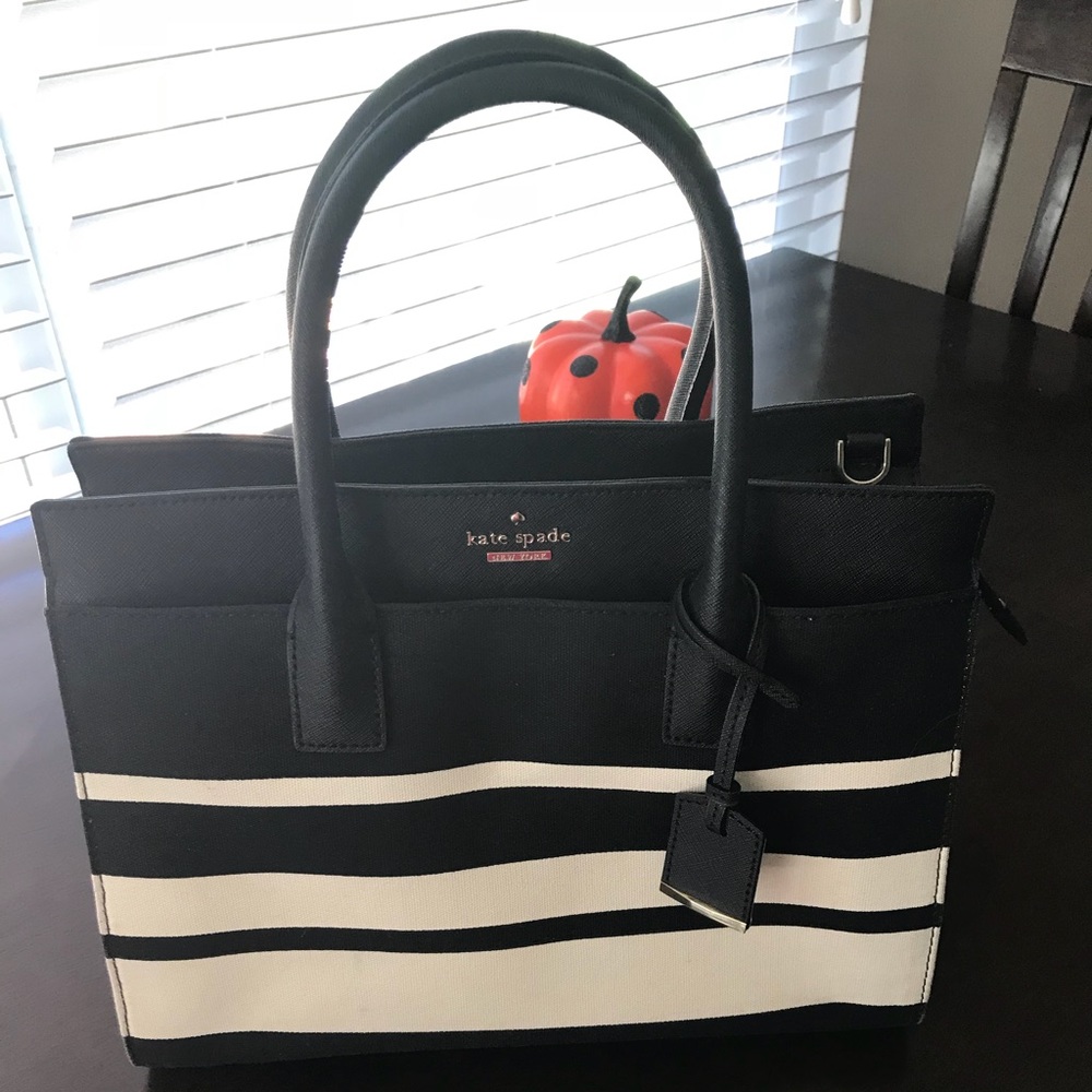 Kate Spade Candace Street Striped Satchel