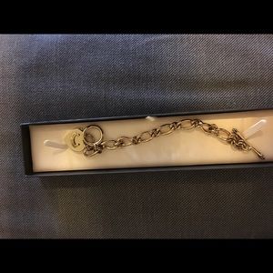 Juicy Couture heart charm bracelet