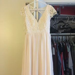 Lace maxi dress