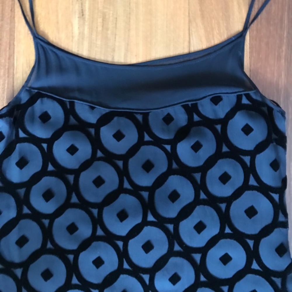 NWT Phillipe Adec Silk Geometric pattern Dress 2