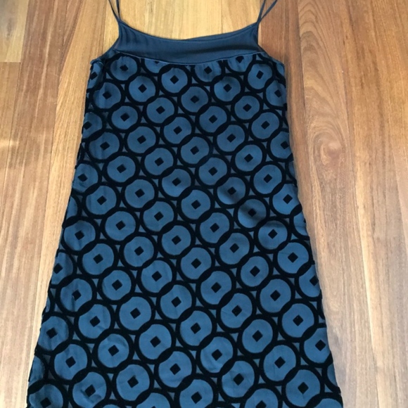 NWT Phillipe Adec Silk Geometric pattern Dress 2 - Picture 4 of 6