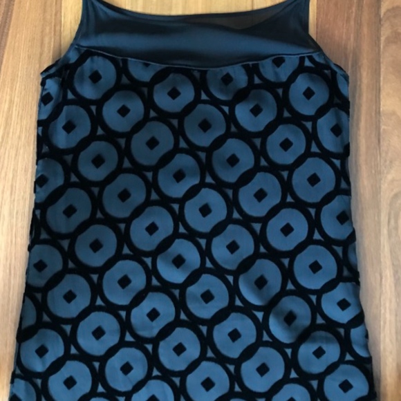 NWT Phillipe Adec Silk Geometric pattern Dress 2 - Picture 2 of 6