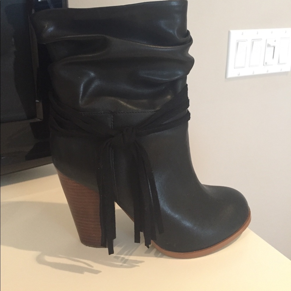 Bebe black booties