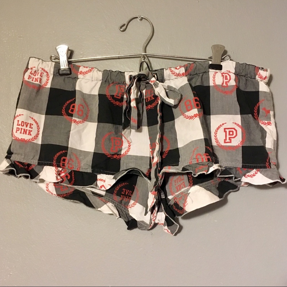VS PINK Ruffle Sleep Shorts